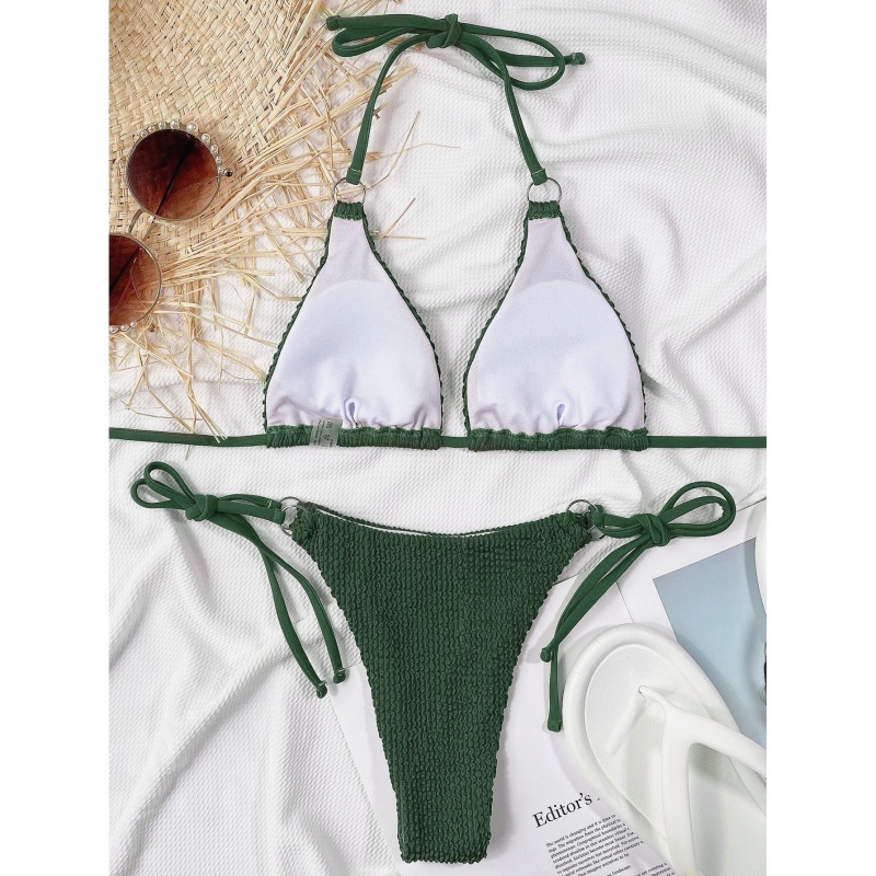 Nyt 2025 badetøj. Europæisk og amerikansk-Style sexet to-Stykke bikini badedragter til kvinder. Stilfuld udenrigshandelsbikini til engros 8818 Pris:$79.99