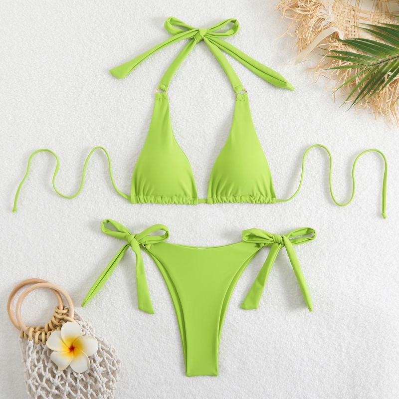 Ny europæisk og amerikansk 2025-Stil udenrigshandel bikinier. Tre-Stykkernye badedragter til kvinder, fås i flere farver. To-Stykke badetøj med et sexet design QT25017 Pris:$79.99
