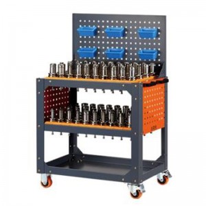 Grå bosset bænk skruestik bordvogn