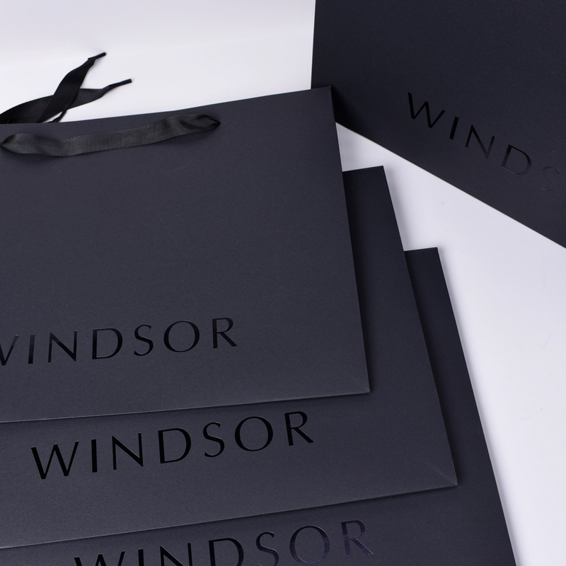 Noir luxe papir taske