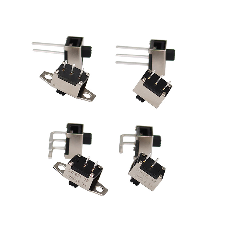 Slide switch SS12E88 Side Push-Træk elektrisk massager er en multi-funktionel switch med højhastighedsregulering og stor strøm