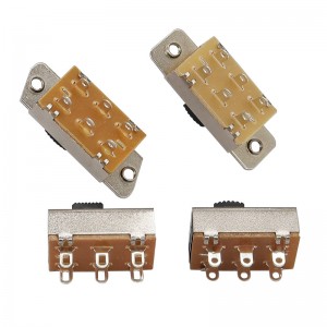 Slideafbryder SS23F19, dobbelt-Række 6-pin tre-Placer Slide Switch, bilnavigation DVD Slide Switch