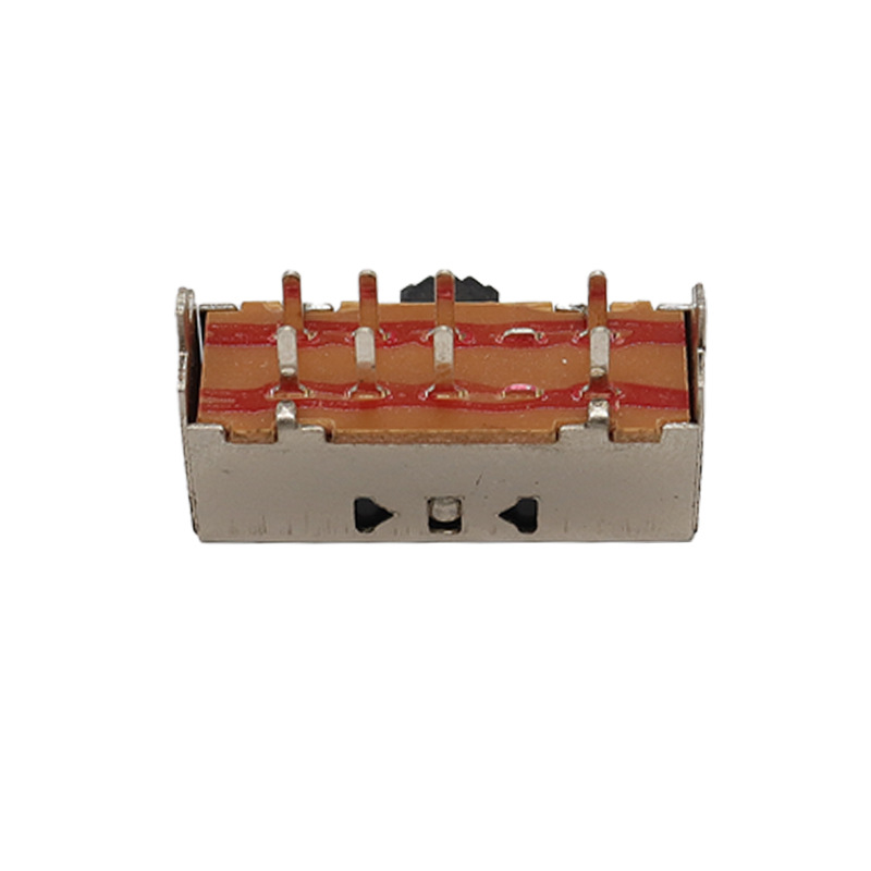Slide switch SK23H01 Lille bipolar tre-Placer to-Række otte-Pin vandret side-Træk 2P3T Slide Switch