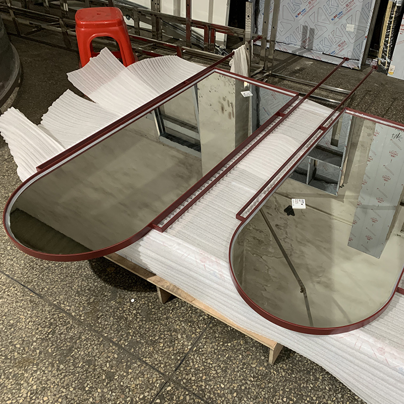 Zotye Rustfrit stål Integreret lampe og tilpasselig elektroplettet rustfrit stål smart spejl