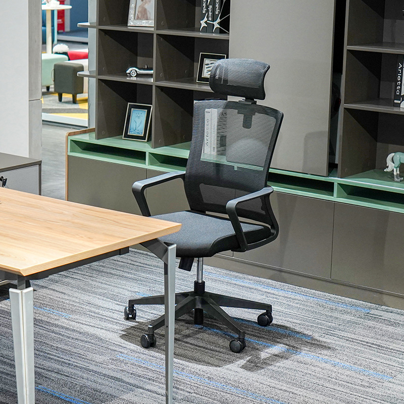 Model BGY001 Engros Ergonomisk Mesh Stol - Åndbar buet ryg med højde-Justerbare arme til studier, kontor og lange siddende sessioner