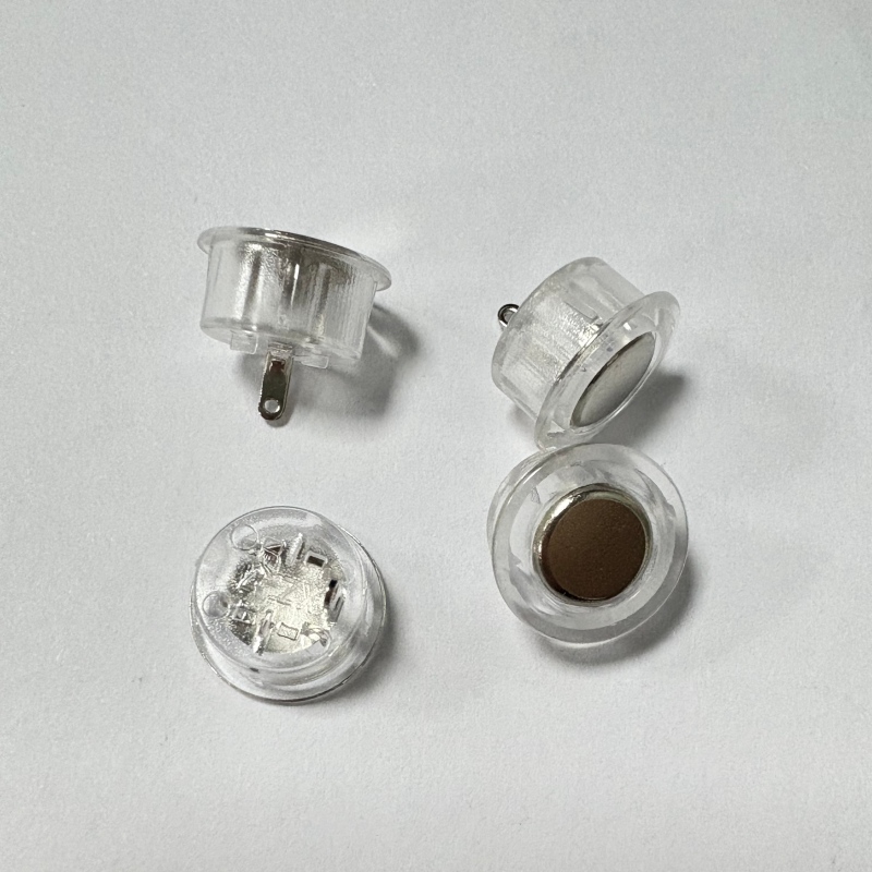 Taktkontakt (intet lys) 12 mm forsænket til garderobeskabe og skabe; 5V touch-styret dæmpbart LED-lys med bevægelsessensor