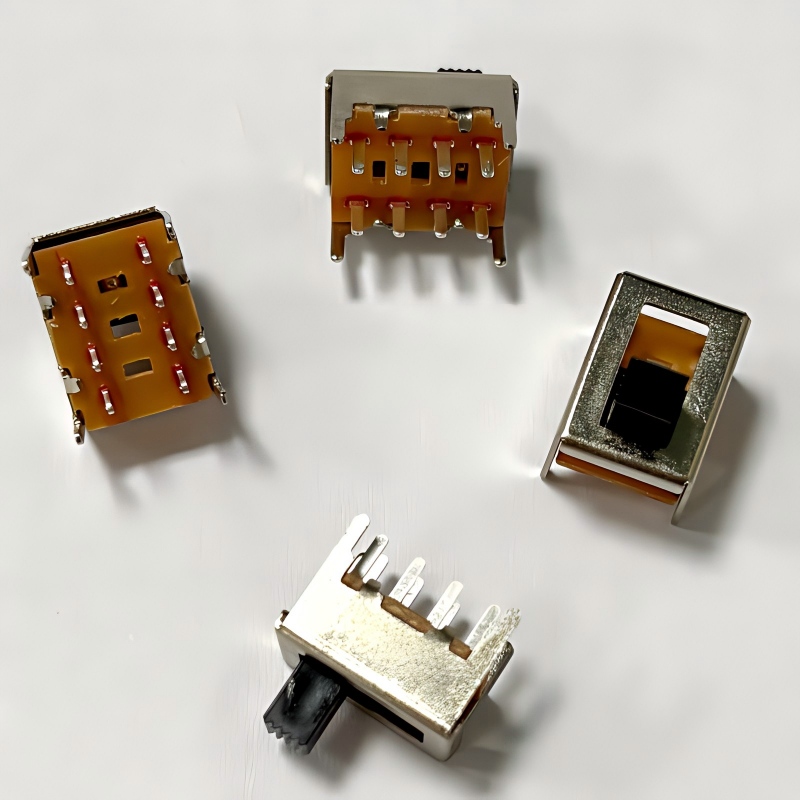 skydekontakt SS23F06 3-stilling, 10-stiftdesign til LED-lys -- Dongguan fabrik direkte